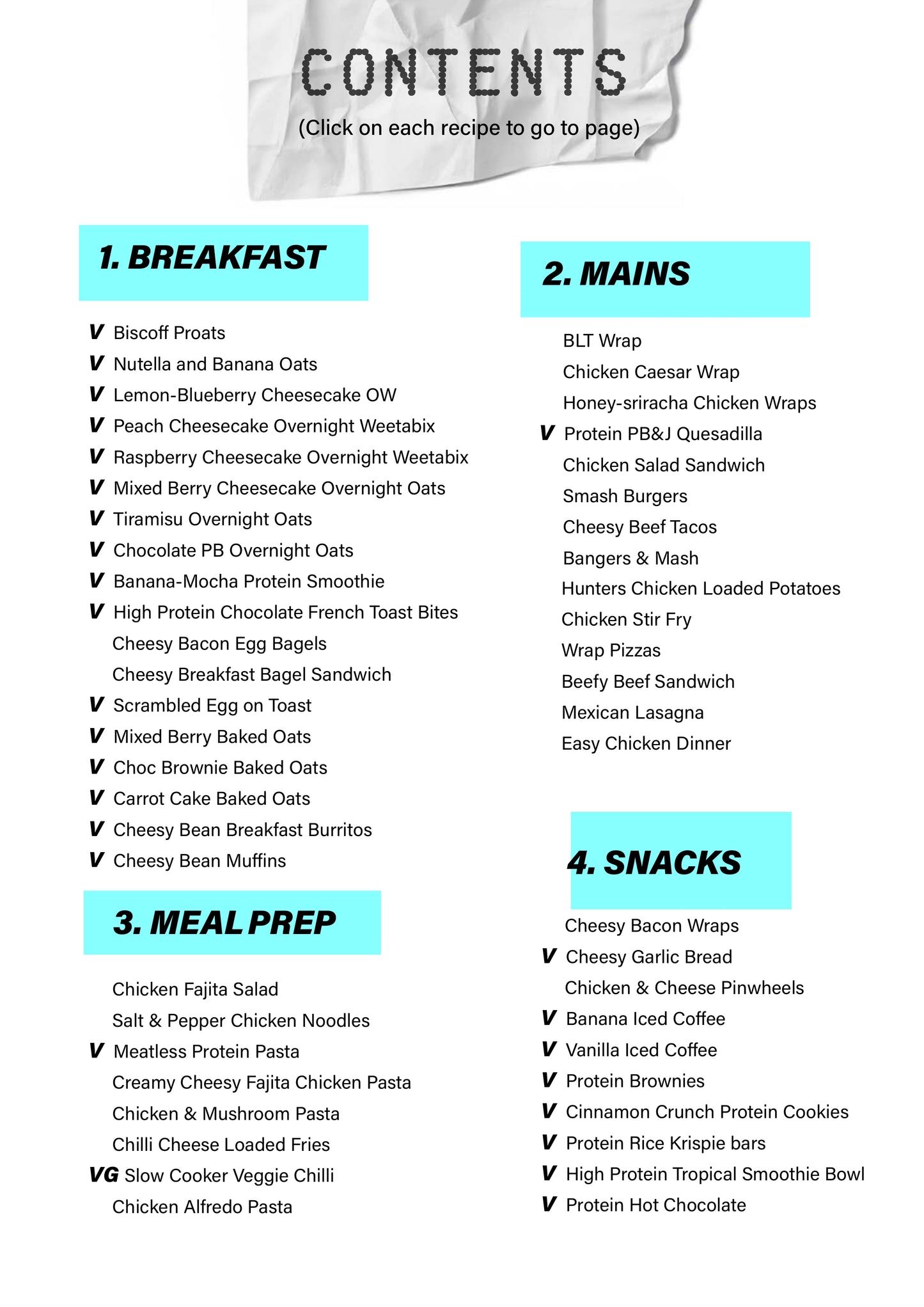 Recipe E-Book Bundle Deal